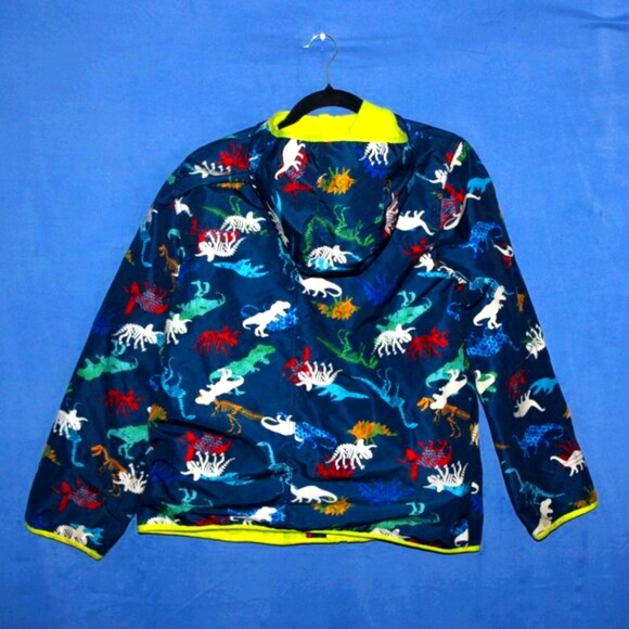 Wonder Nation Dinosaur Print Jacket Blue XL 14-16 Husky - Picture 3 of 6